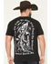 Image #1 - Howitzer Men's Find The Light Short Sleeve Graphic T-Shirt, Black, hi-res