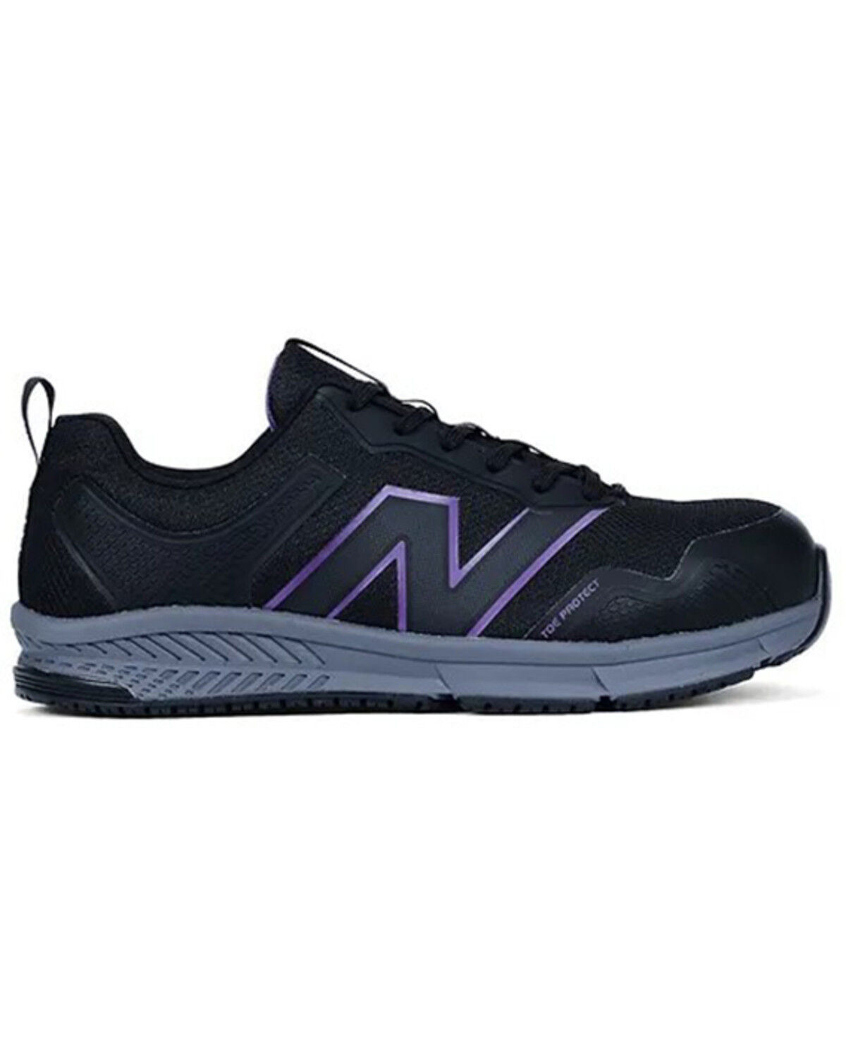 Image #2 - New Balance Women's Evolve Work Shoes - Alloy Toe, Black, hi-res