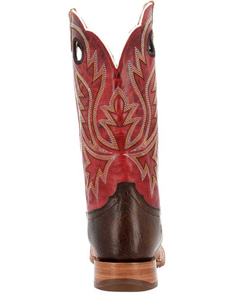Image #5 - Durango Men's PRCA Collection Bison Western Boots - Broad Square Toe , Tan, hi-res
