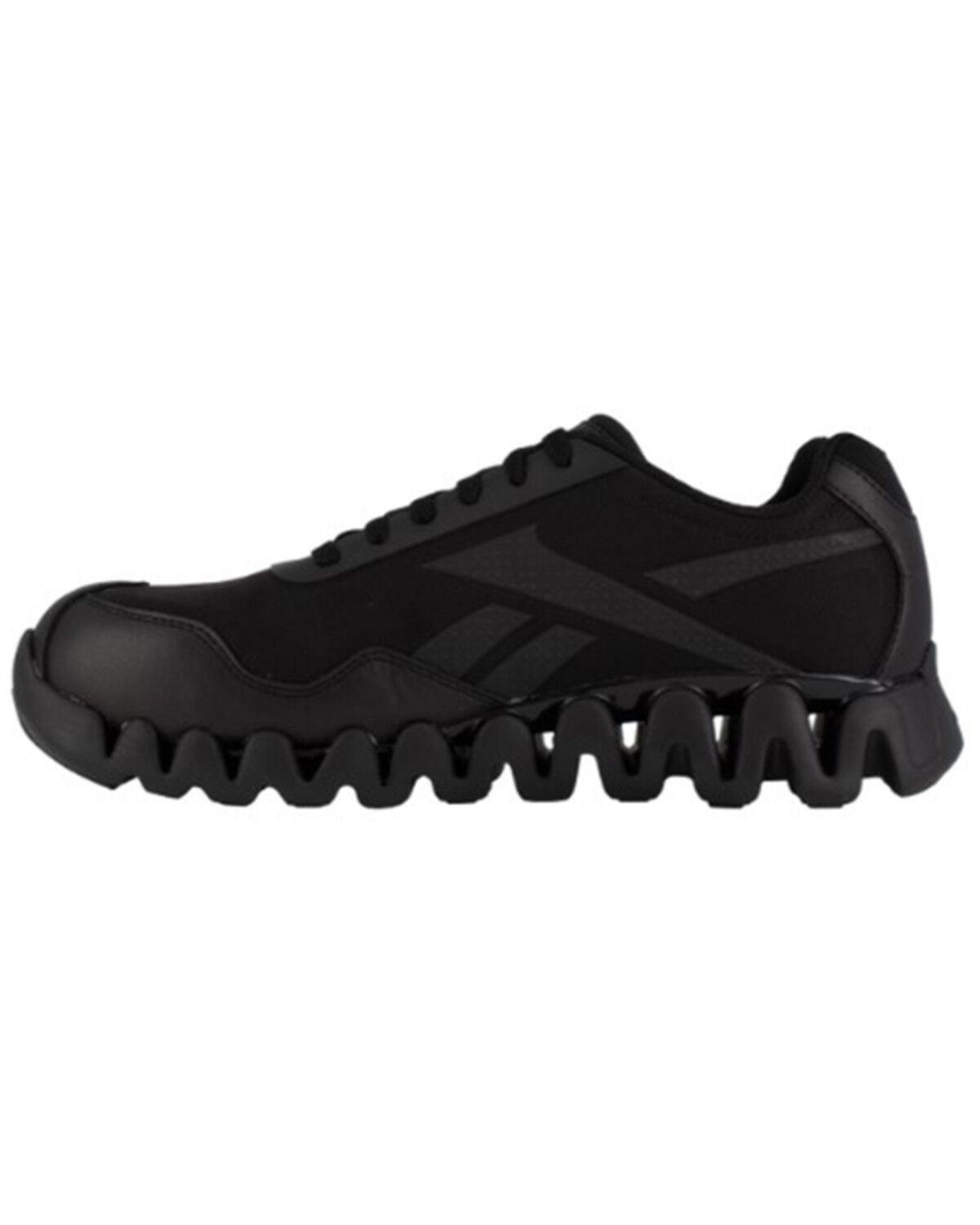 Image #3 - Reebok Women's Zig Pulse Athletic Work Sneakers - Composite Toe, Black, hi-res