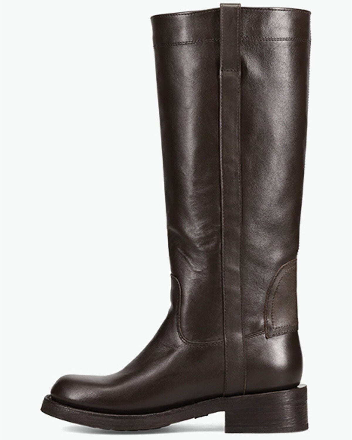 Image #3 - Frye Women's Viv Riding Boots - Round Toe, Dark Brown, hi-res