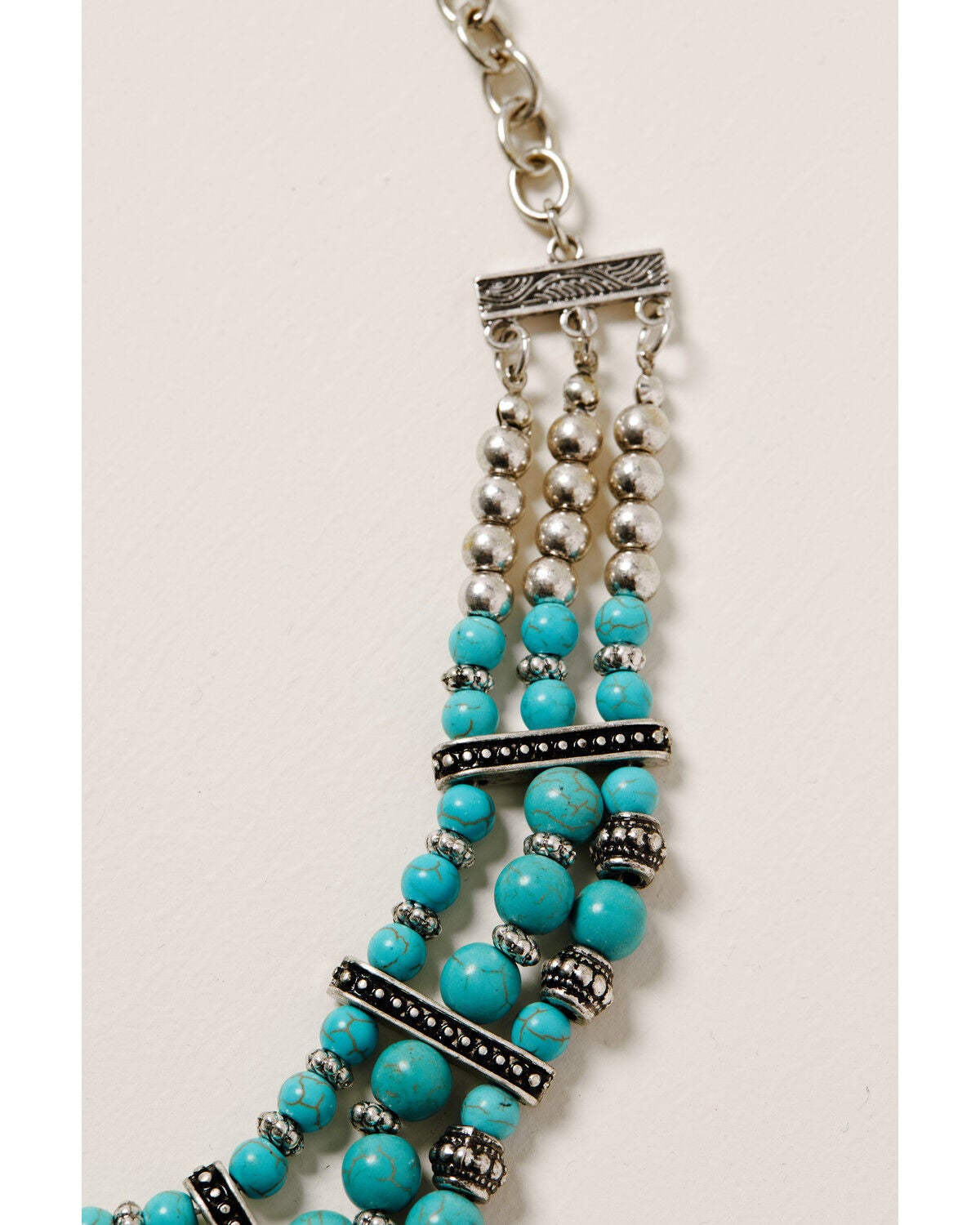 Image #3 - Shyanne Women's Midnight Sky Layered Turquoise Bead Set, Silver, hi-res