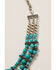 Shyanne Women's Midnight Sky Layered Turquoise Bead Set, Silver, hi-res