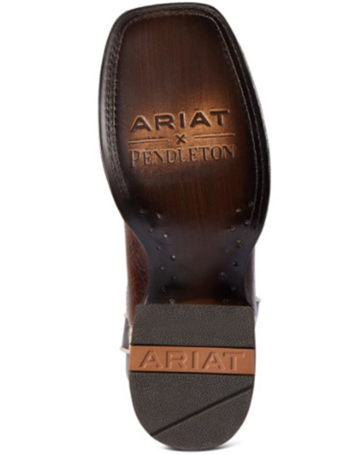 Image #5 - Ariat Women's Pendleton Circuit Savanna Performance Performance Boots - Broad Square Toe, Brown, hi-res