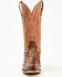 Image #4 - El Dorado Women's Camille Exotic Ostrich Tall Western Boots - Snip Toe, Brass, hi-res