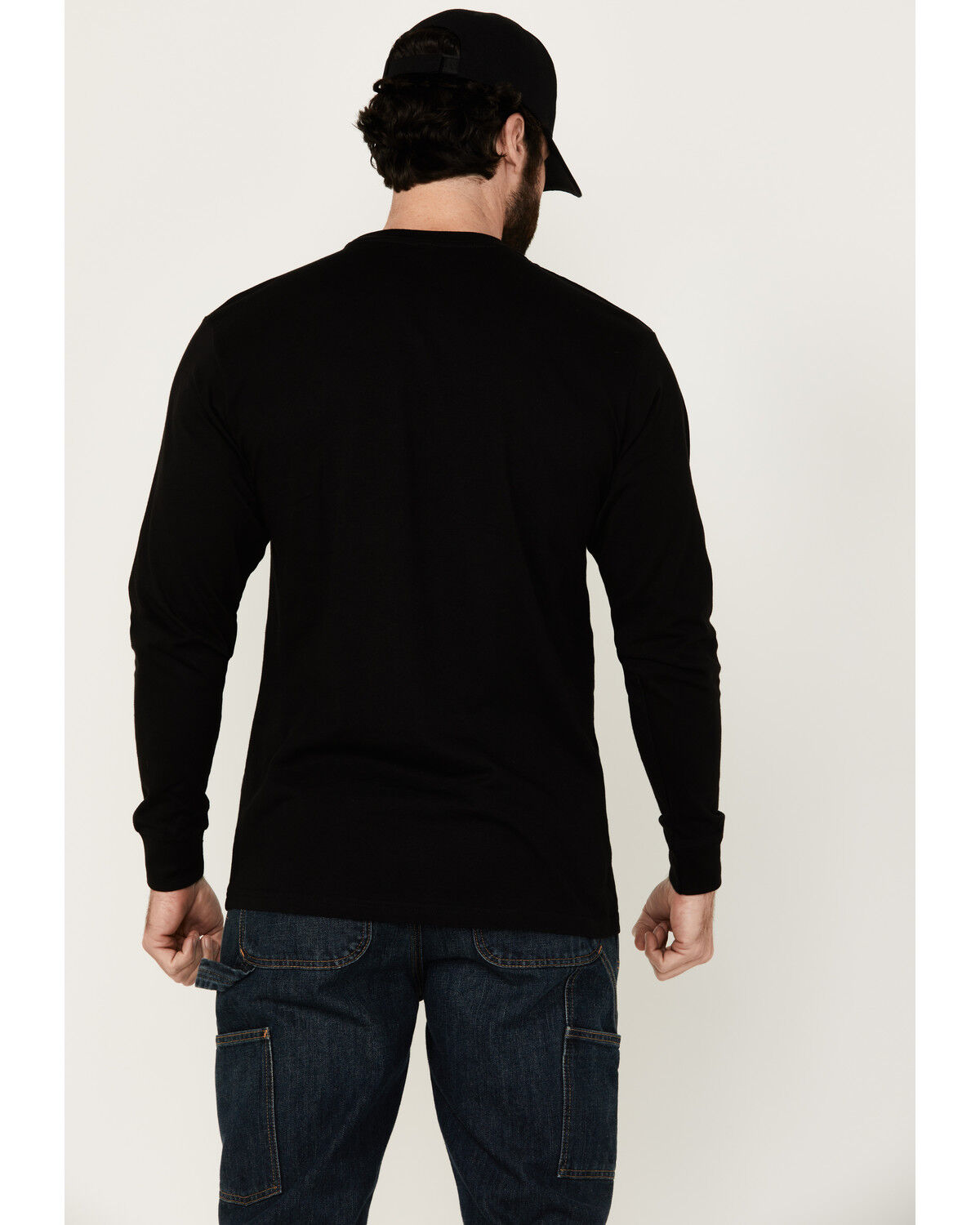 Image #4 - Troll Co Men's Dirty Hands Clean Money Long Sleeve Graphic T-Shirt, Black, hi-res