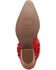 Image #7 - Dingo Women's Lucky Stars Embellished Suede Tall Western Boots - Round Toe, Red, hi-res