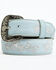 Image #1 - Shyanne Women's Embroidered Floral Belt, Light Blue, hi-res