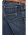 Image #4 - Ariat Men's M2 Camilo Dark Wash Relaxed Bootcut Rigid Denim Jeans, Dark Wash, hi-res