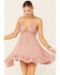 Image #1 - Free People Women's Adella Slip Dress, Rose, hi-res