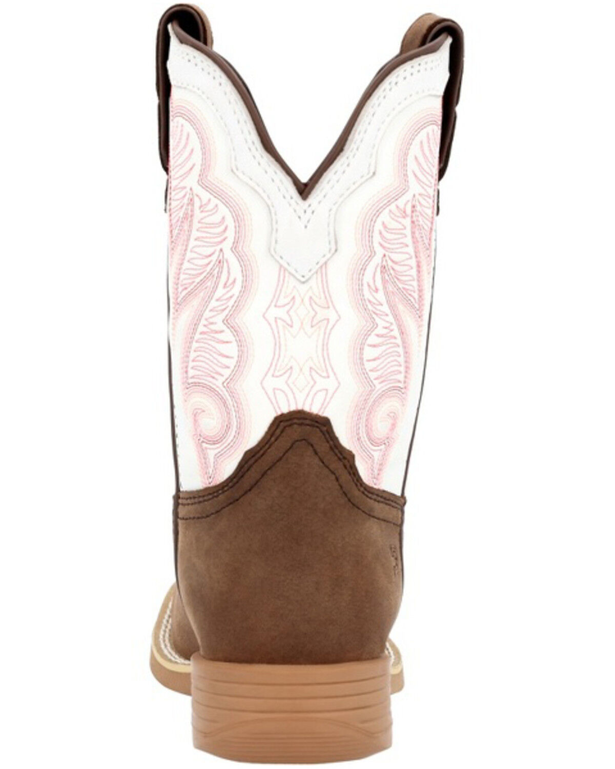 Image #5 - Durango Girls' Lil' Rebel Pro™ Western Boots - Broad Square Toe, Brown, hi-res