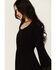Image #2 - Idyllwind Women's Scotts Lace Long Sleeve Mini Dress, Black, hi-res