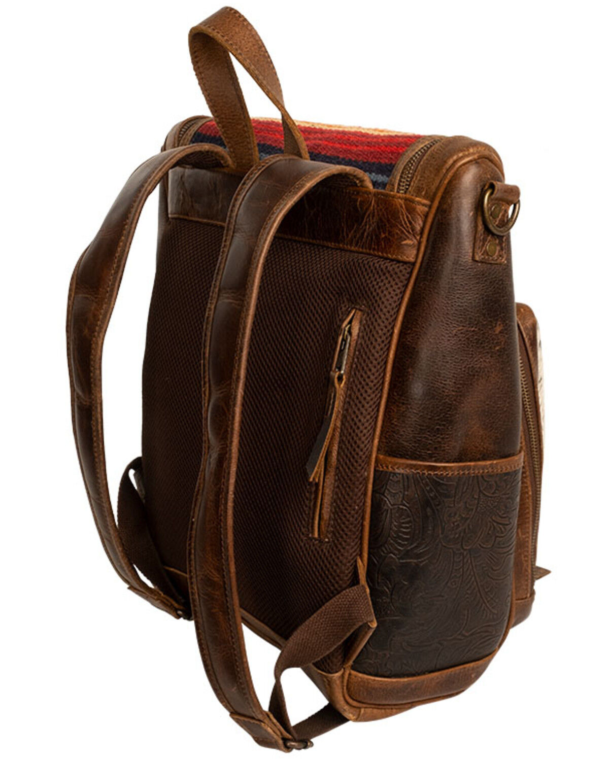 Image #2 - STS Ranchwear by Carroll Women's Chaynee Mountain Laini Backpack, Brown, hi-res