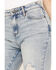 Image #2 - Cleo + Wolf Women's Light Wash High Rise Straight Cropped Jeans, Light Medium Wash, hi-res