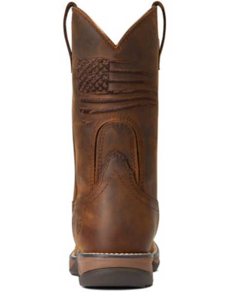Image #3 - Ariat Women’s Anthem Patriot Waterproof Western Performance Boots – Broad Square Toe, Brown, hi-res
