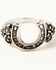 Image #6 - Shyanne Women's Horseshoe Feather Ring Set , Silver, hi-res