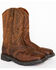 Image #1 - Cody James Men's Mustang Western Work Boots - Soft Toe, Brown, hi-res