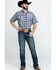 Image #6 - Jack Daniel's Men's Textured Plaid Print Short Sleeve Western Shirt, Black, hi-res