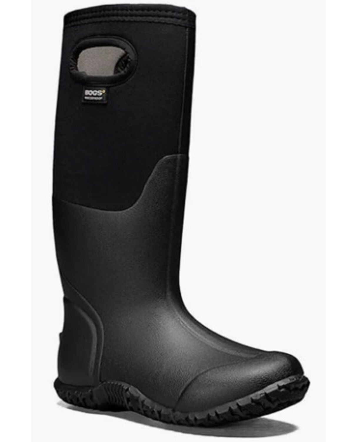 Bogs Women's Mesa Solid Winter Work Boots - Soft Toe, Black, hi-res