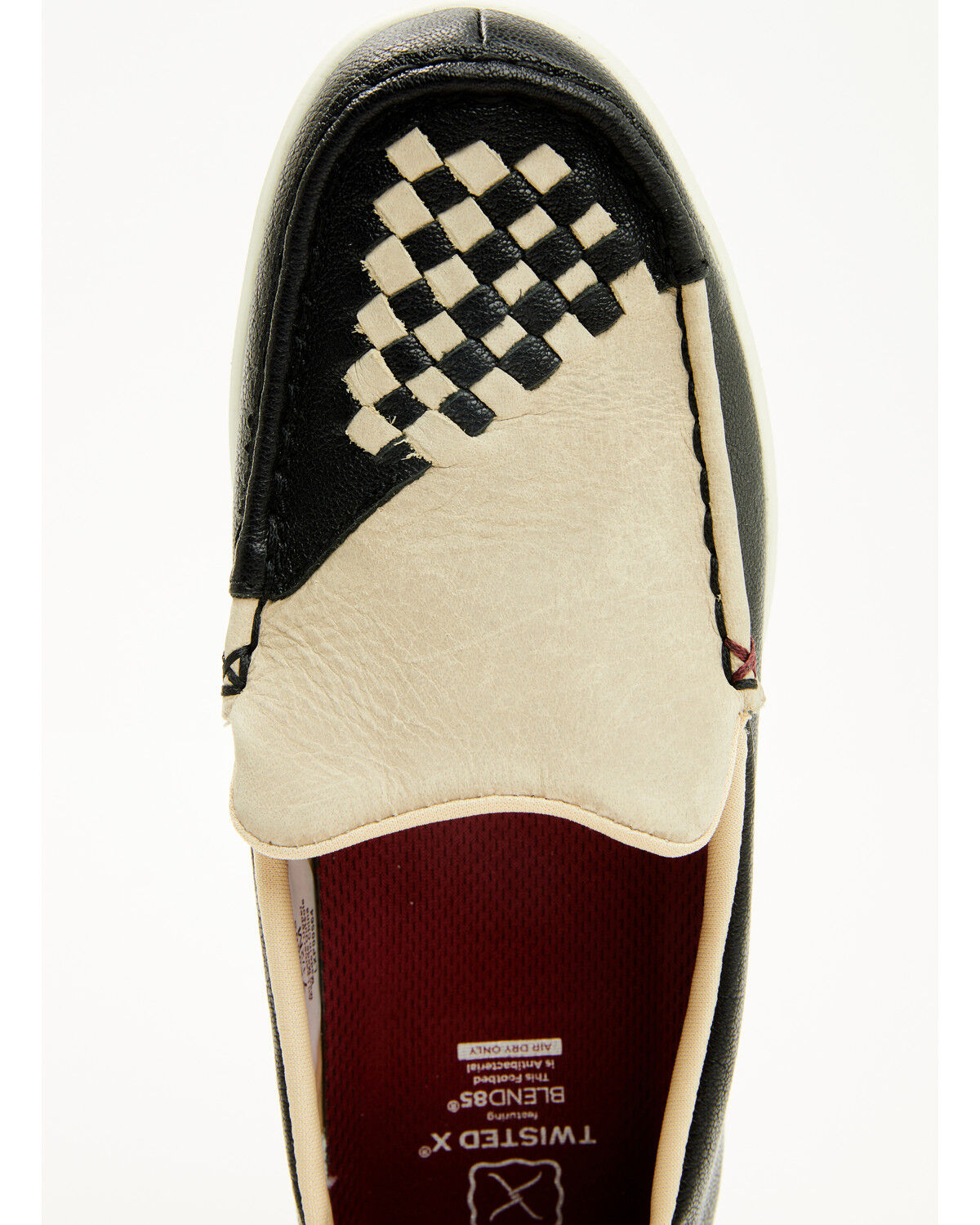 Image #6 - Twisted X Women's Slip-On Ultralite X Casual Shoes - Moc Toe, Black, hi-res