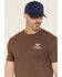 Image #3 - Troll Co Men's Haggler Short Sleeve Graphic T-Shirt, Brown, hi-res