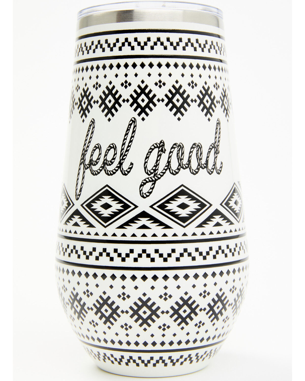 Image #1 - Boot Barn 16oz Feel Good Stemless Wine Tumbler, Multi, hi-res