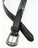 Moonshine Spirit Men's Mad Cat Western Leather Belt, Black, hi-res