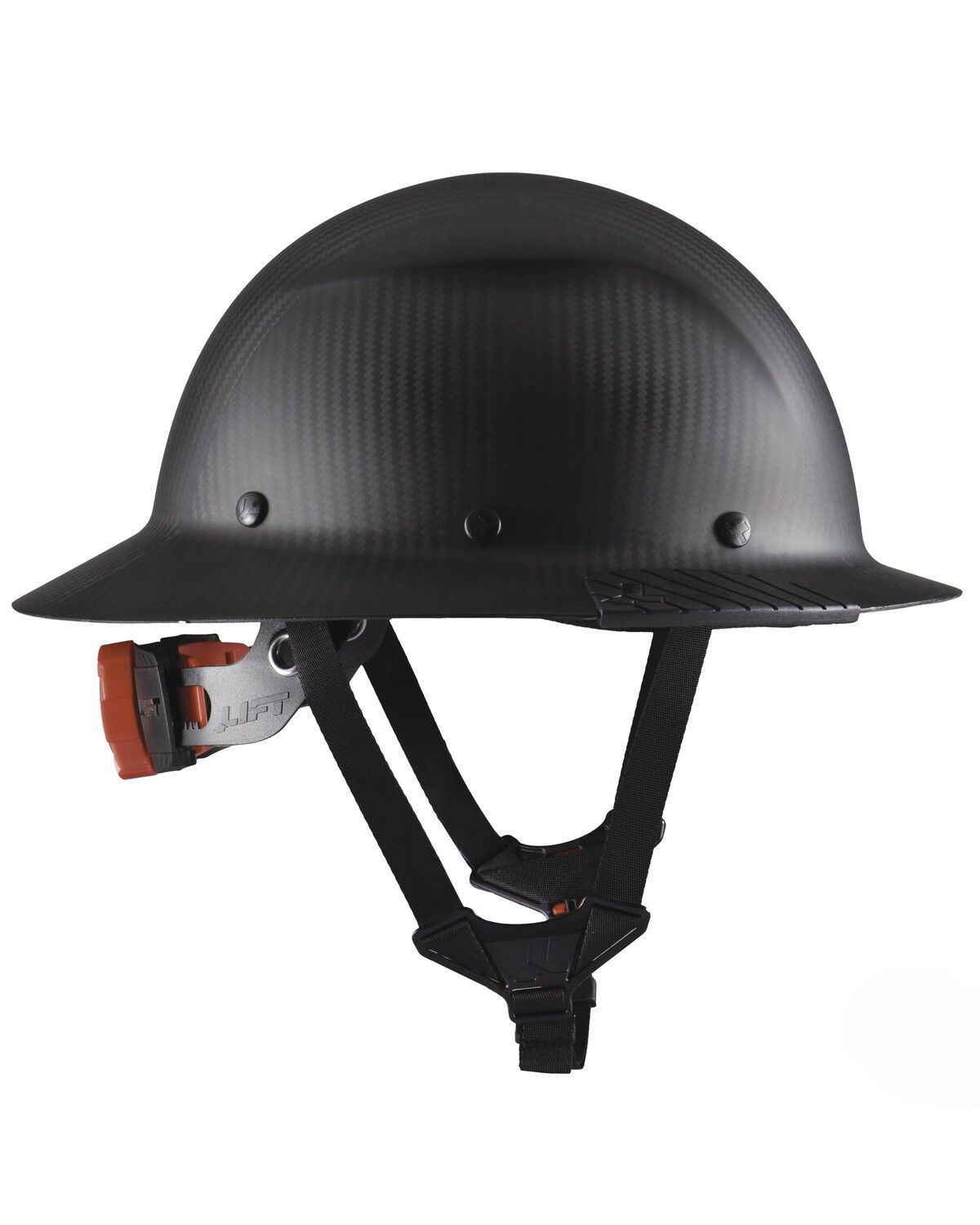 Lift Safety DAX Carbon Full Brim Matte Hard Hat, Charcoal, hi-res