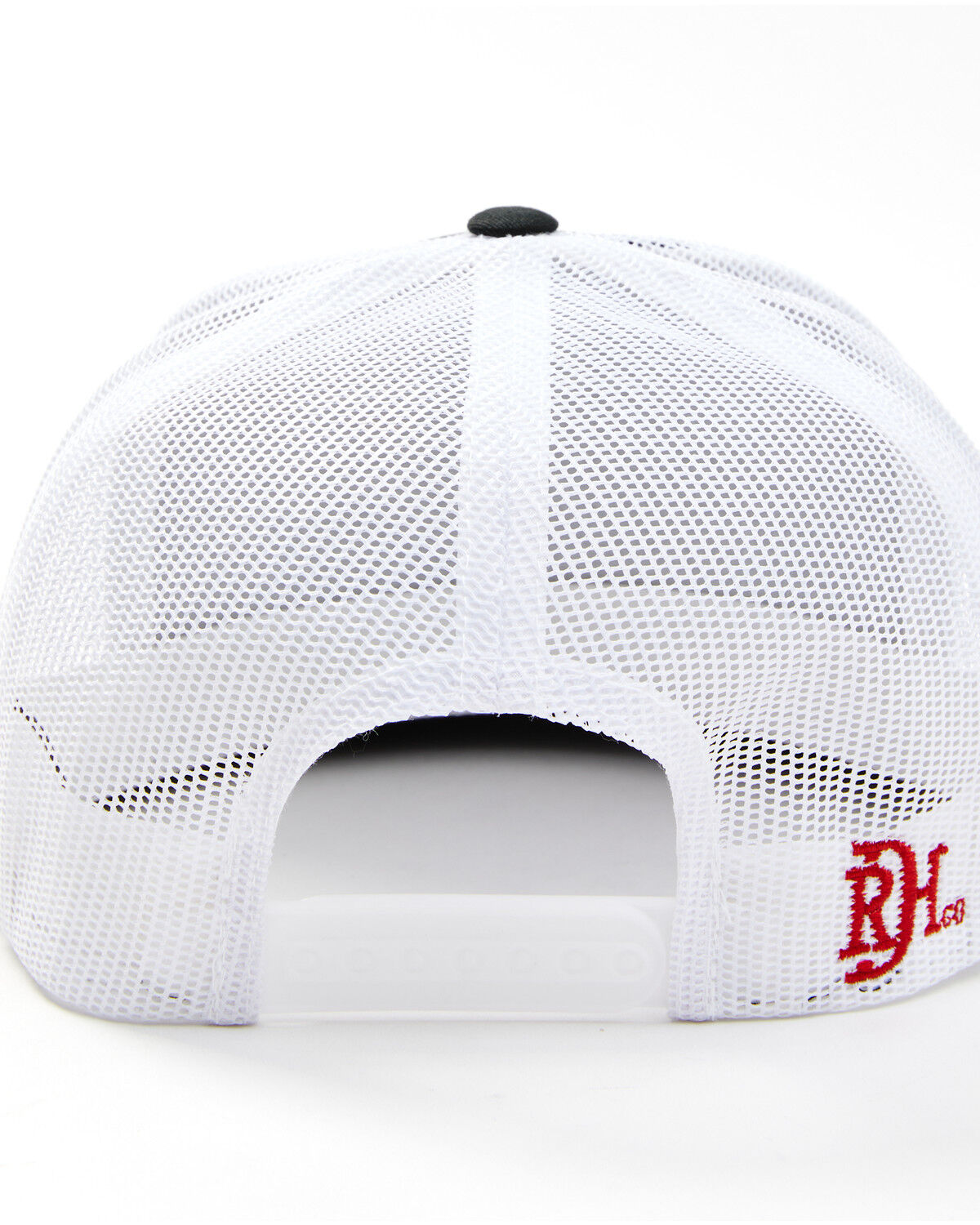 Image #3 - Red Dirt Hat Embroidered Logo Tag Patch Mesh Back Cap, Black, hi-res