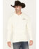 Image #1 - Pendleton Men's Boot Barn Exclusive Tucson Circle Logo Hooded Sweatshirt, Ivory, hi-res