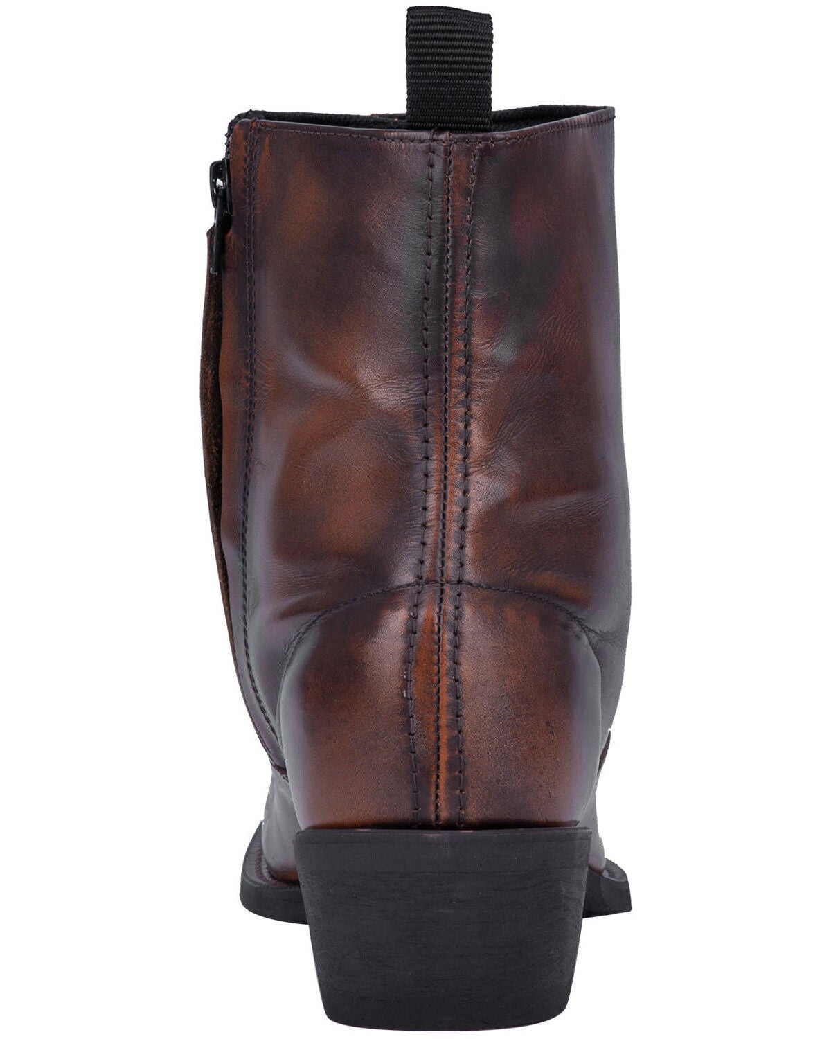 side zipper western boots