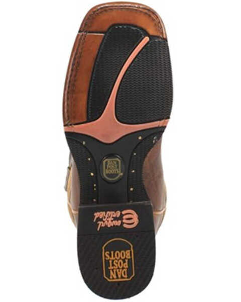 Image #6 - Dan Post Women's Tan Dozi Premium Leather Western Performance Boots - Broad Square Toe , Tan, hi-res