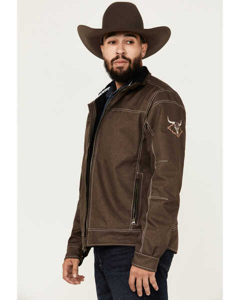 Image #2 - Cowboy Hardware Men's Woodsman Tech Jacket , Chocolate, hi-res