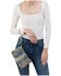 Image #7 - Hobo Women's Darcy Snake Print Crossbody Bag, Blue, hi-res