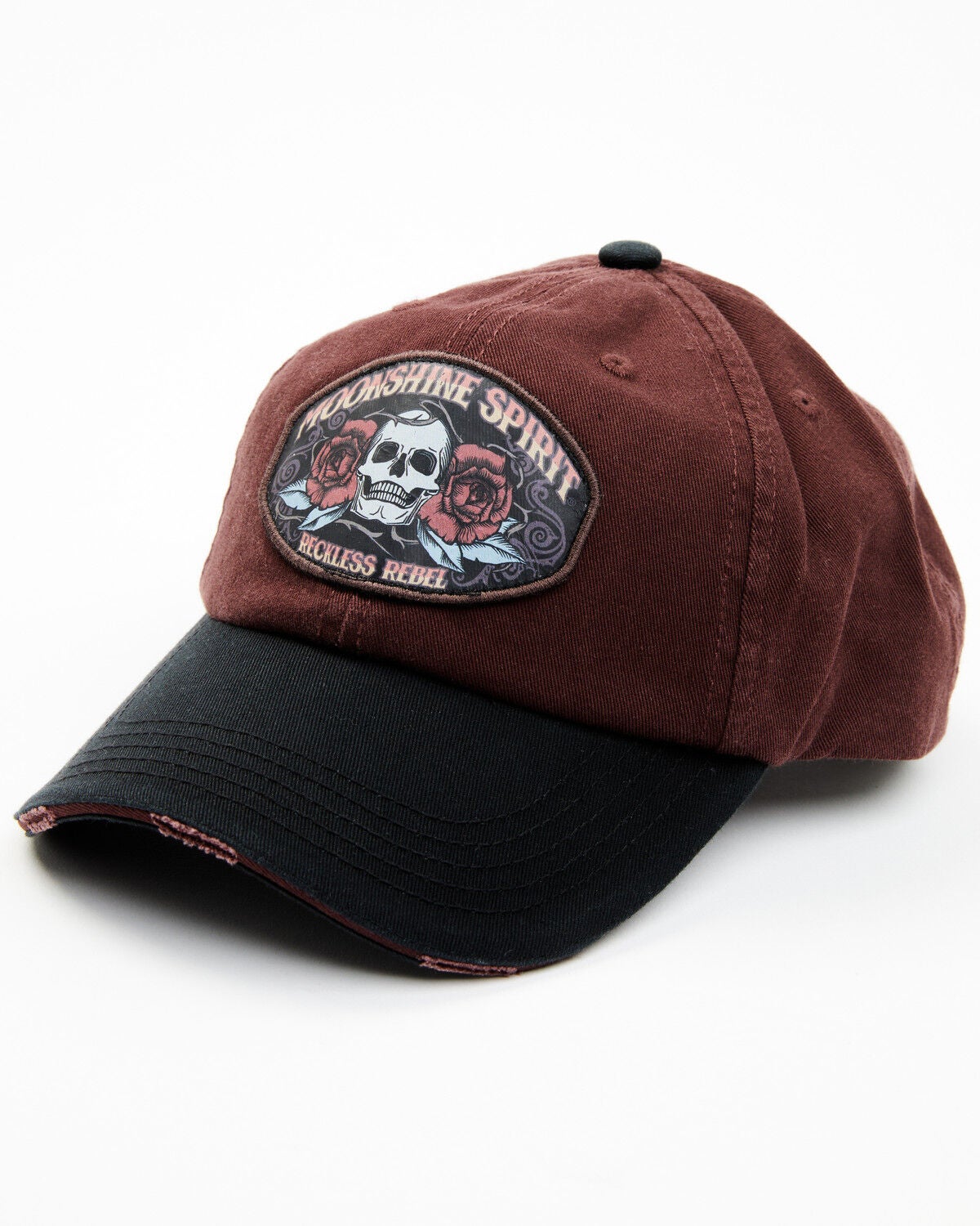Moonshine Spirit&reg; Men's Reckless Rebel Baseball Cap, Chilli, hi-res