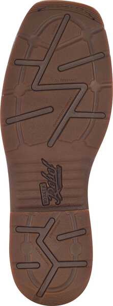 Image #2 - Durango Men's Workin' Rebel Brown Western Boots - Composite Toe, Chocolate, hi-res