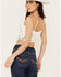 Image #4 - Roper Women's Bandana Camisole, White, hi-res