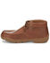Justin Men's Cappie Cowhide Leather Casual Lace-Up Shoe - Moc Toe , Brown, hi-res