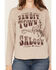 Image #3 - Ariat Women's Saloon Graphic Long Sleeve Tee, Oatmeal, hi-res