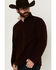 Image #2 - Cody James Men's Arctic Solid 1/4 Zip Fleece Pullover, Burgundy, hi-res