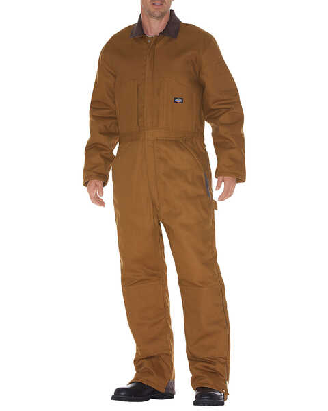 Image #1 - Dickies Insulated Coveralls, Brown Duck, hi-res
