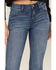 Image #4 - Shyanne Women's Medium Wash High Rise Eden Stretch Flare Jeans, Medium Wash, hi-res