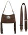 Image #4 - Wrangler Women's Fringe Buckle Hobo Bag, Coffee, hi-res