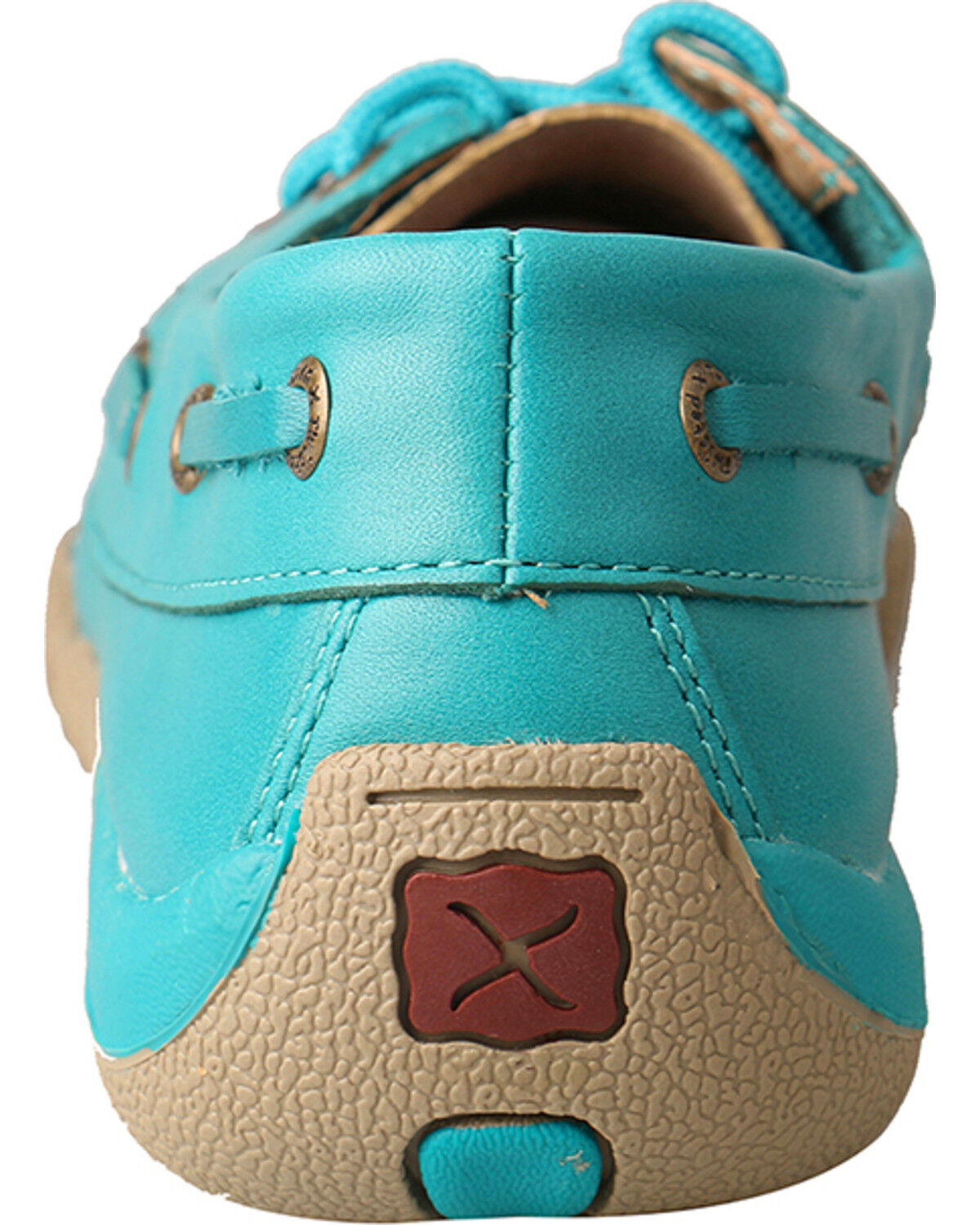 twisted x women's turquoise driving mocs