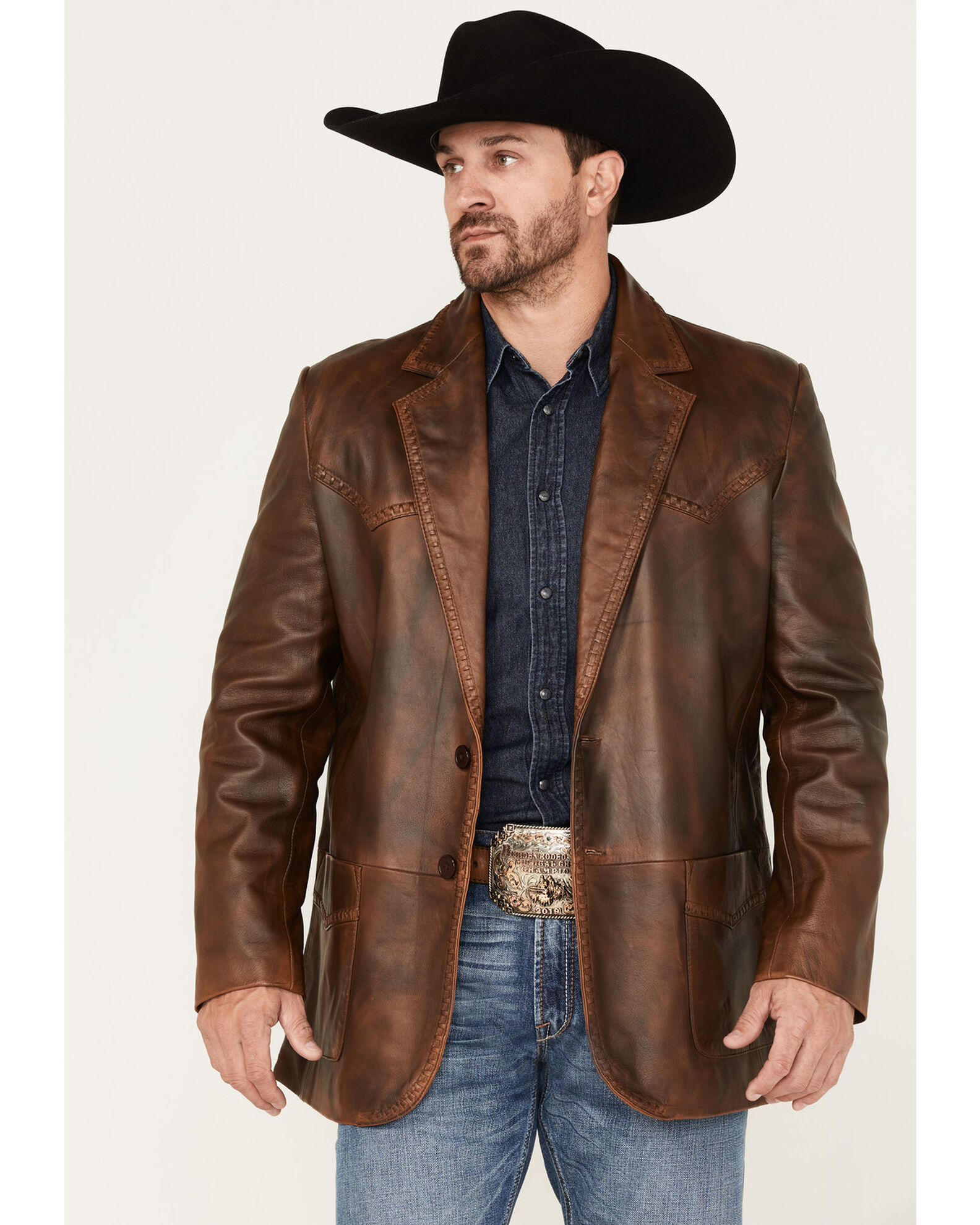 Cripple creek outlet leather jacket