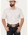 Image #5 - Rough Stock by Panhandle Men's Dobby Striped Short Sleeve Pearl Snap Western Shirt, White, hi-res