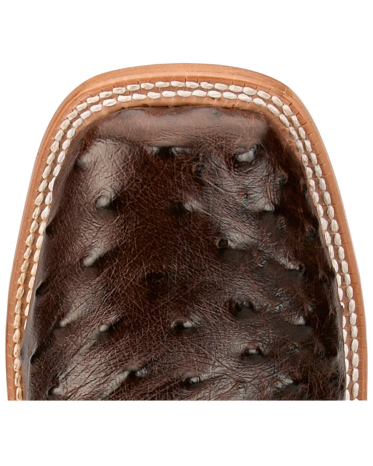 Image #6 - Tony Lama Men's Blaine Exotic Ostrich Western Boots - Broad Square Toe, Brown, hi-res