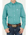 Image #3 - Cinch Boys' Geo Print Long Sleeve Button-Down Western Shirt, Turquoise, hi-res