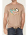 Image #3 - Dale Brisby Men's Dale Yeah Graphic Short Sleeve T-Shirt , Sand, hi-res
