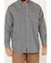 Image #3 - Ariat Men's FR Plaid Print Long Sleeves Button-Down Work Shirt - Big, Navy, hi-res